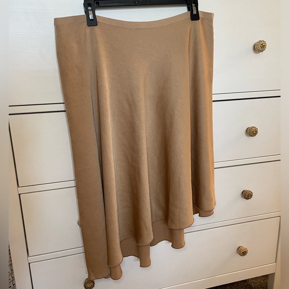 Club Monaco Nude A Line Slip Skirt